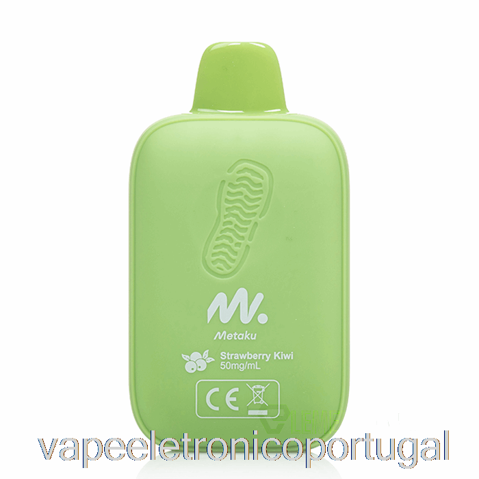 Vape Eletrônico Metaku Moonwalk 9000 Descartável Morango Kiwi